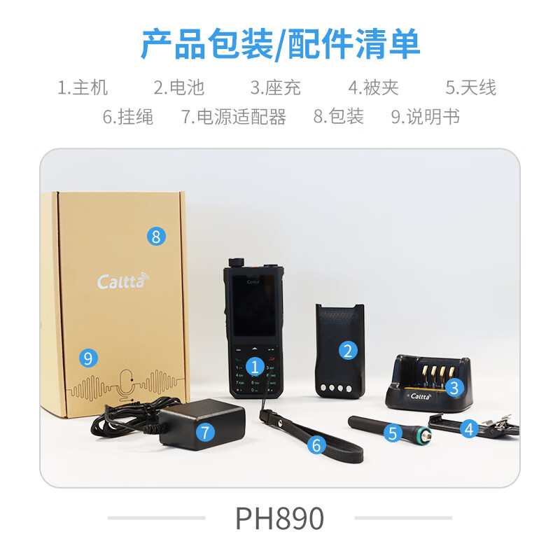 中兴高达数字对讲机PH890